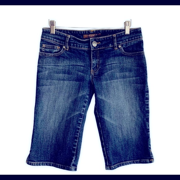 The Limited Jeans Bermuda Long Shorts Sz 4 - Picture 3 of 6
